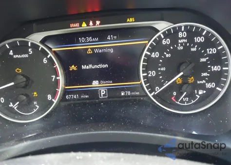 2021 Nissan Sentra Sv Xtronic Cvt из США, поврежденный, VIN 3N1AB8CV4MY253728